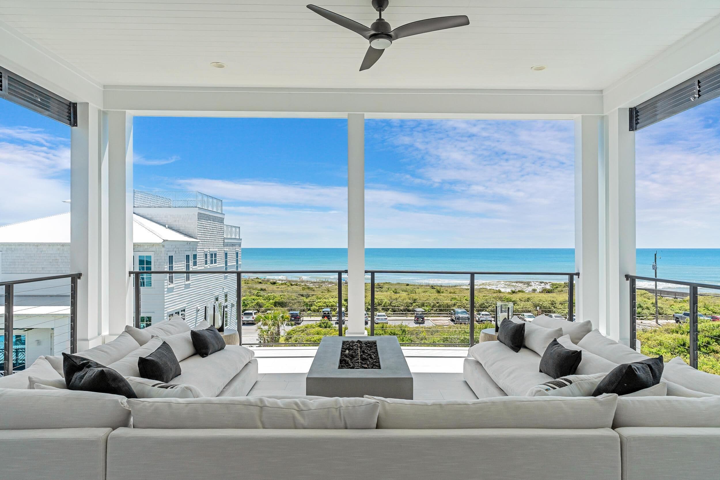 Inlet Beach, Floride, États-Unis — Maison de plage de 8 chambres avec vue sur le Golfe et piscine