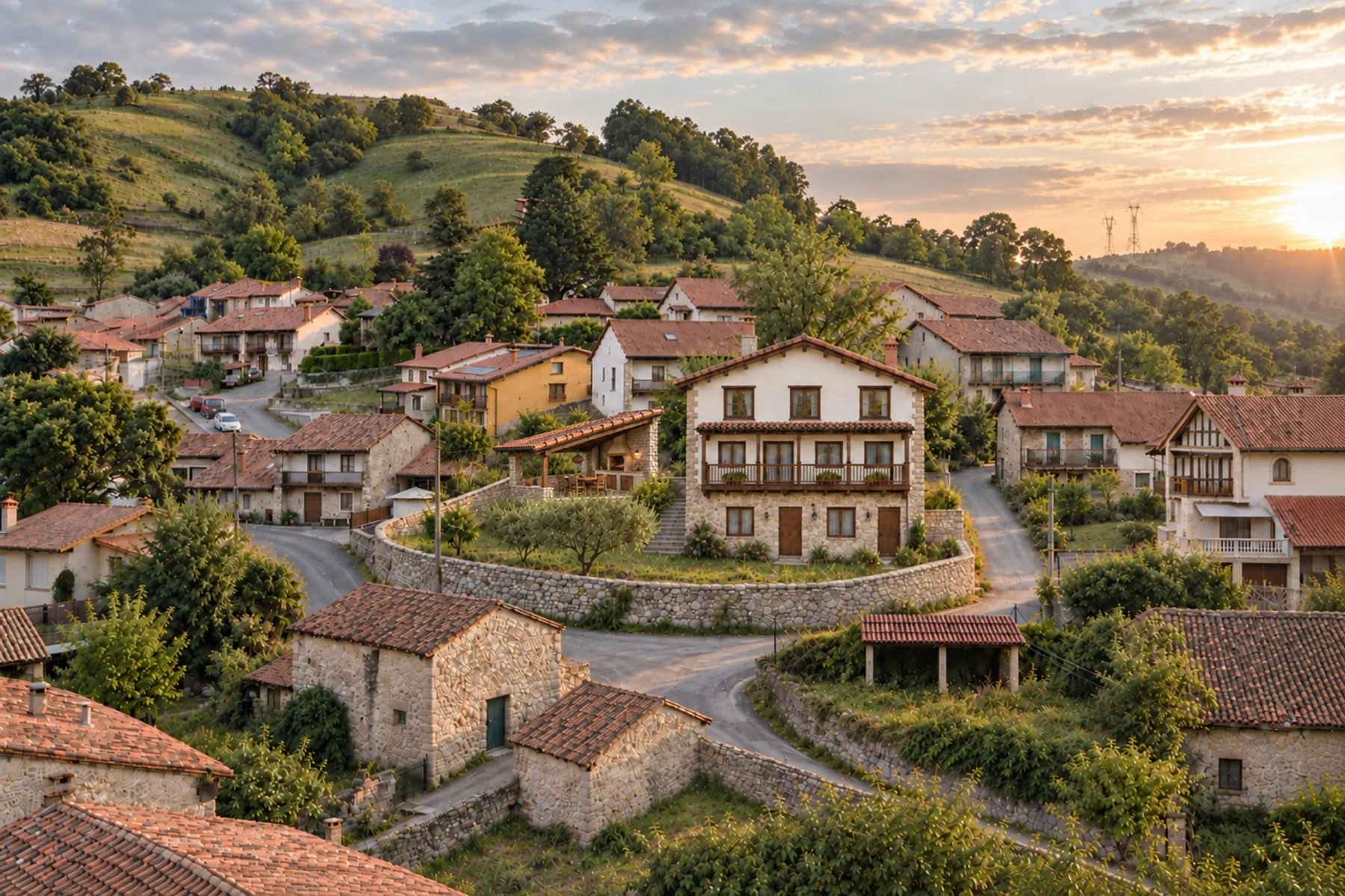 Labarces, Cantabrië, Spanje — Woning met 5 slaapkamers, tuin, open haard en uitzicht over het platteland 2
