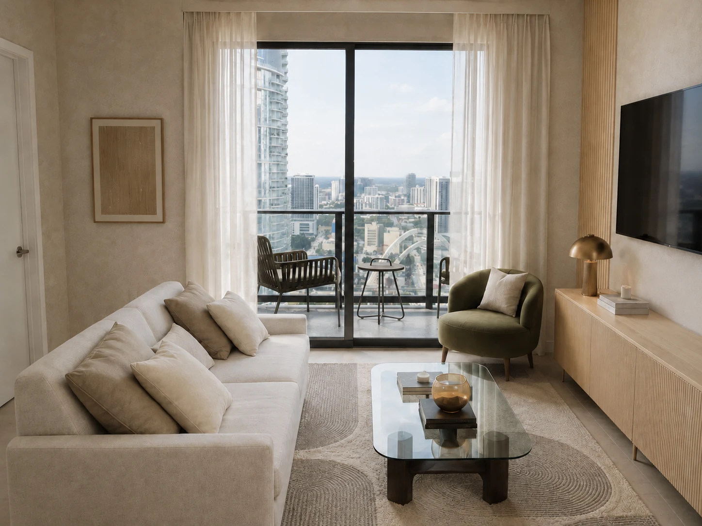 Miami, Florida, USA — 1-Bed Apartment With Skyline Views & Spa — photo 2
