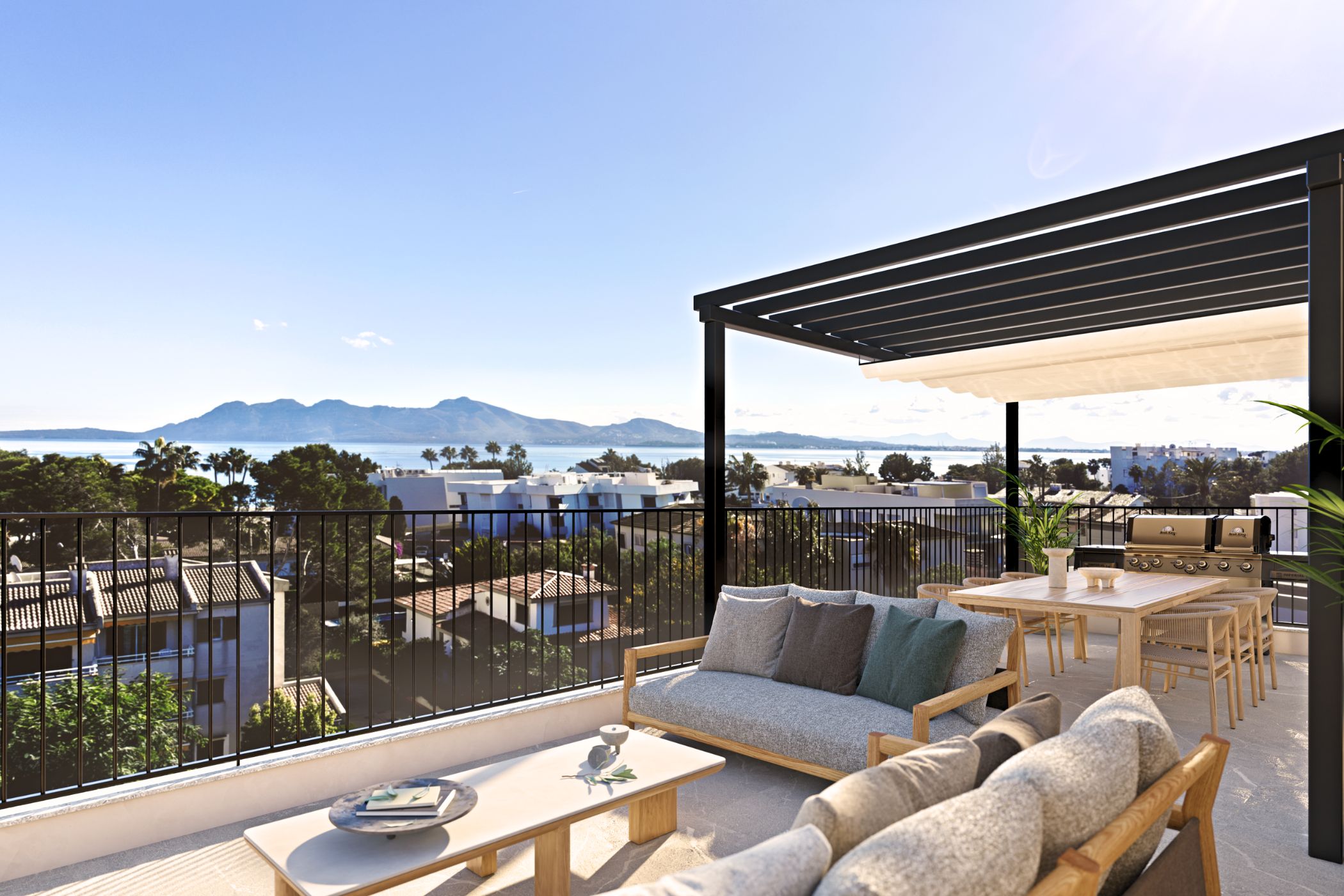 Puerto de Pollensa, Mallorca, Spain — 2-Bed Penthouse With Sea View & Pool 2