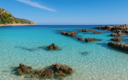Ibiza beach clear water fractional property