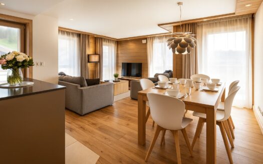 Les Gets | New-Build 4-Bed Apartment With Spa Next To Lifts