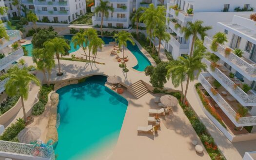 Ibiza Creo | Playa d’en Bossa 2-Bed New-Build Terrace Apartment, Pools, Roof Terrace, Sea Views