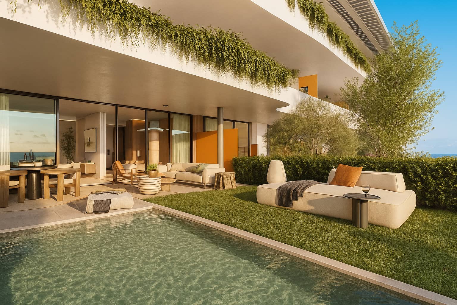 el higueron, fuengirola, costa del sol, spain fractional ownership, outside view apartment with pool garden