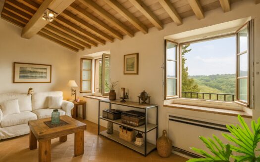 Tuscany Castelfalfi | 2-bedroom maisonette with panoramic views and pool