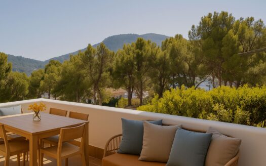 Mallorca Port d’Andratx | 2 Bed Terrace Apartment, Tramuntana Views & Shared Pool