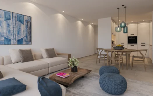 Ibiza Creo Garden | Playa d’en Bossa 2-Bed New-Build Garden Apartment, Pools, Roof Terrace, Sea Views