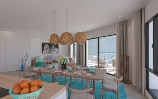 Ibiza Creo II | Playa d’en Bossa 2-Bed New-Build Terrace Apartment, Pools, Roof Terrace, Sea Views