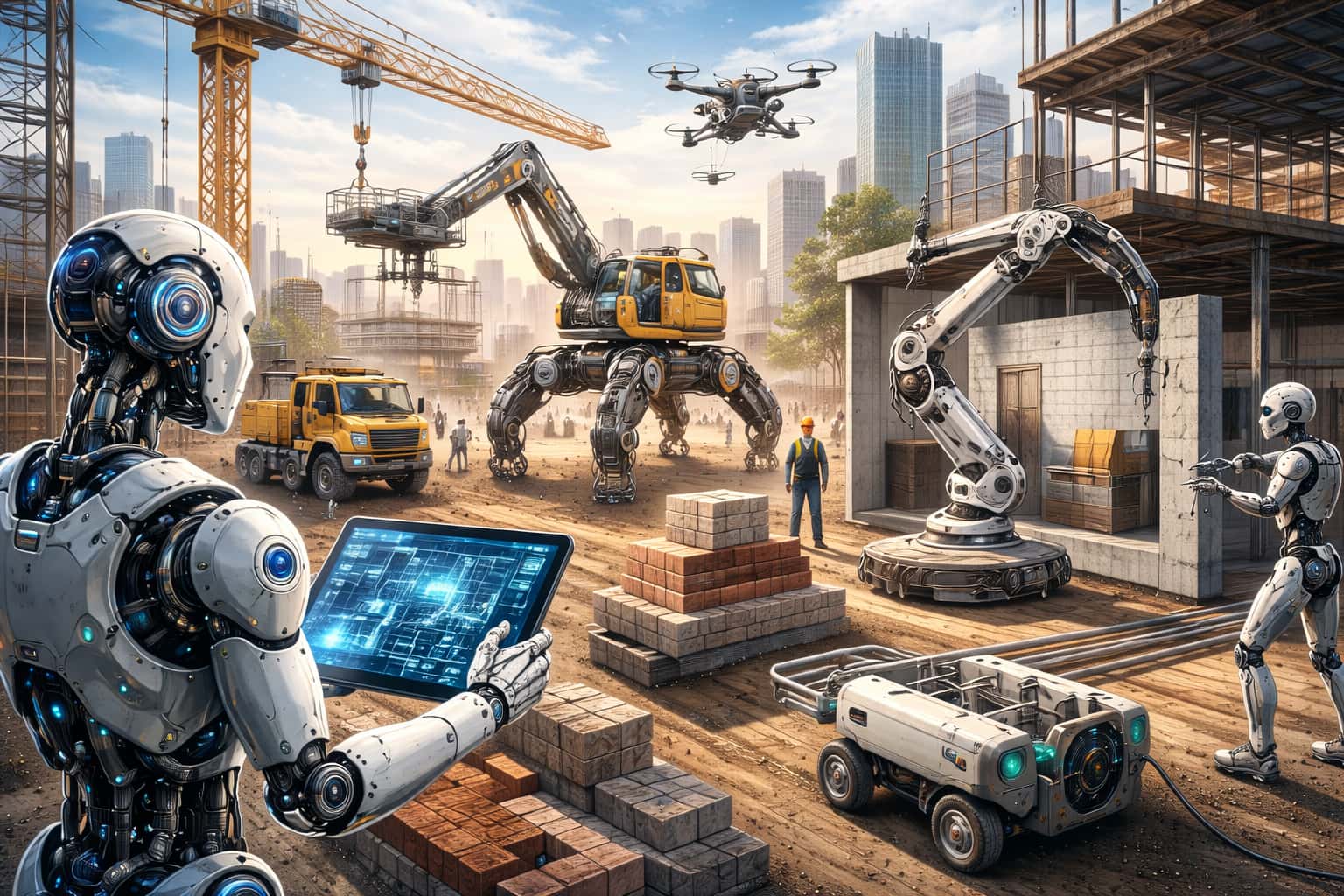 How AI and Robots Will Revolutionize Construction